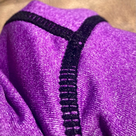 ZumbaWear Marvelous purple lime drawstring stretch nylon polyester harem pant M - Picture 7 of 11